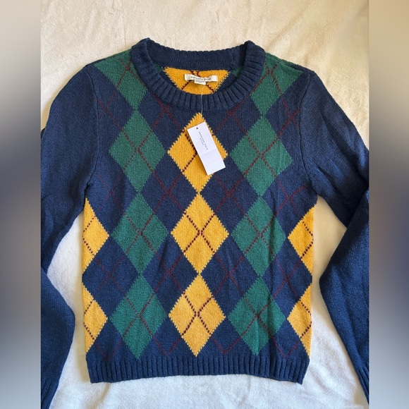 NWT AE Argyle Knit Sweater - Picture 2 of 7